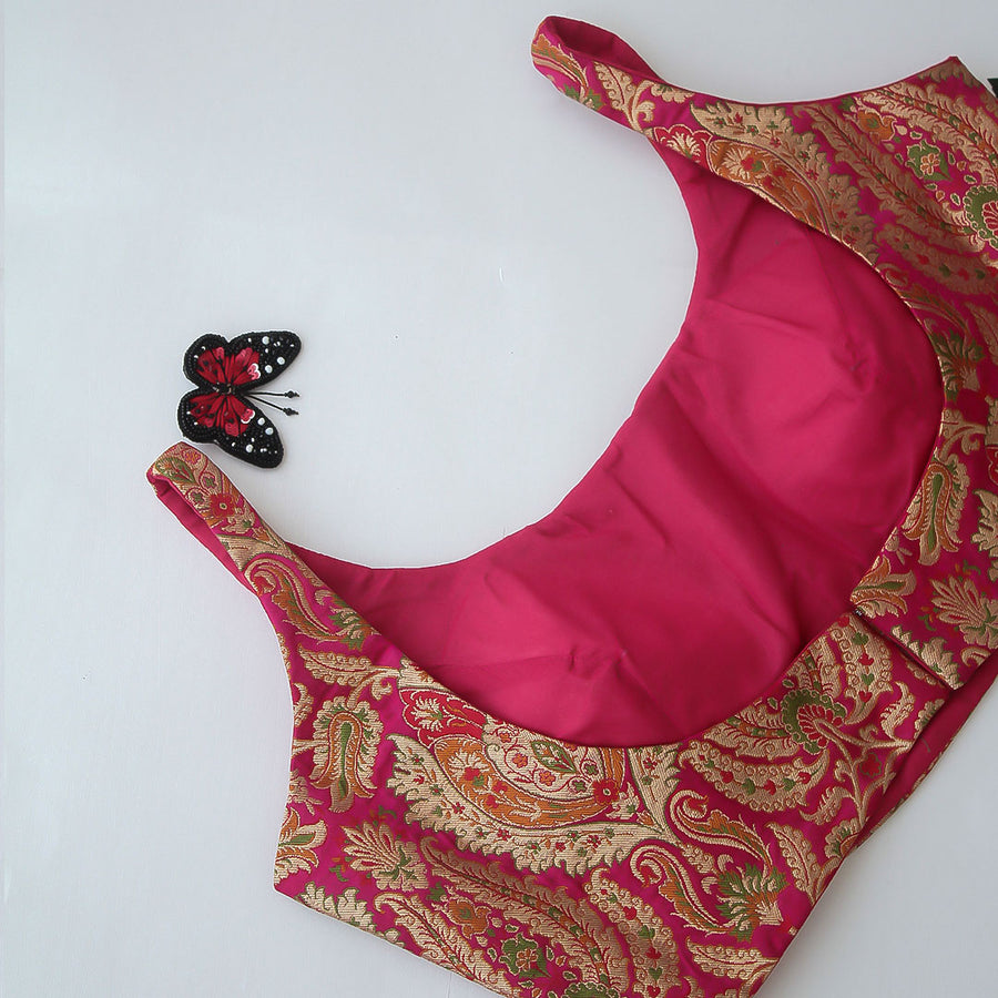 Rani Pink Meenakari Blouse