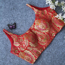 Red Meenakari Blouse