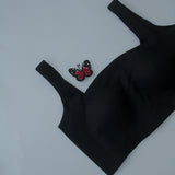 Inara Black Square Neck Blouse