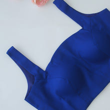 Inara Blue Square Neck Blouse