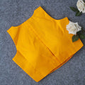 Kamal yellow High Neck Blouse