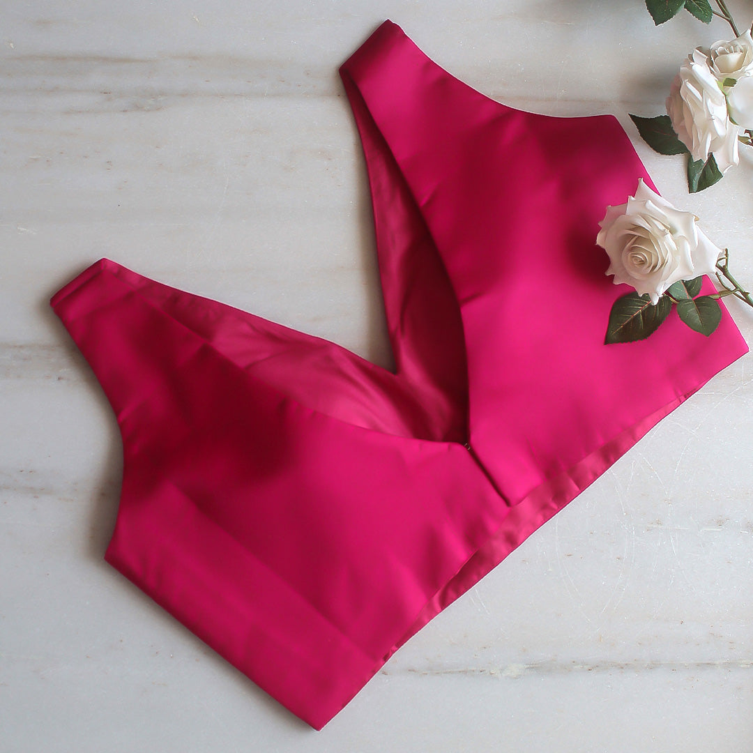 Ishita Rani Pink Sleeveless Blouse