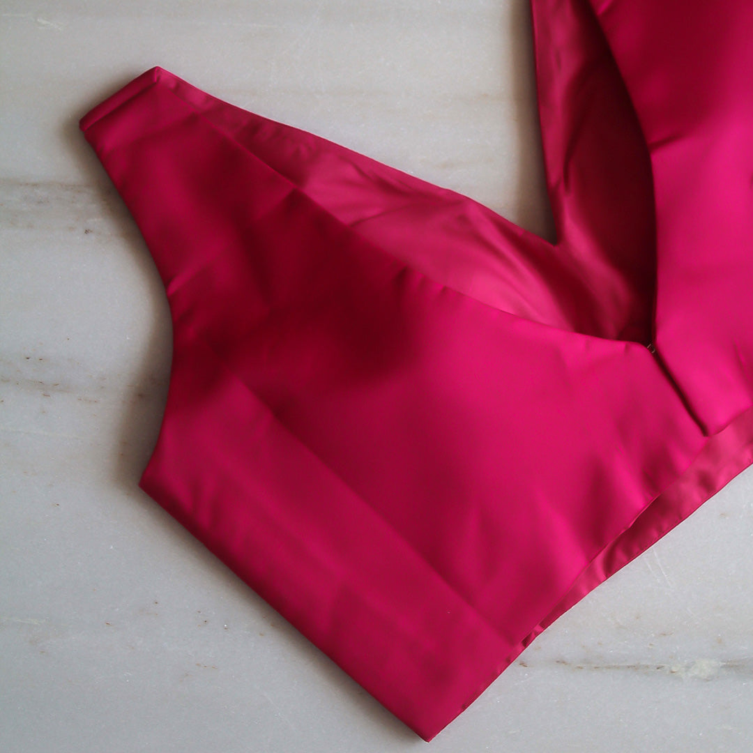 Ishita Rani Pink Sleeveless Blouse