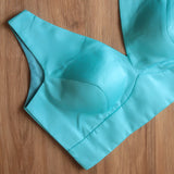 Sky Blue V-Neck Blouse