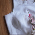 White High Neck Blouse