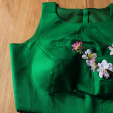 Green High Neck Blouse