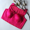 R.pink High Neck Blouse