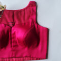 R.pink High Neck Blouse