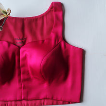 R.pink High Neck Blouse
