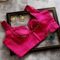 Rani Pink Aja Sleeveless Mirror Blouse