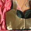 Golden Green Sleeveless Blouse