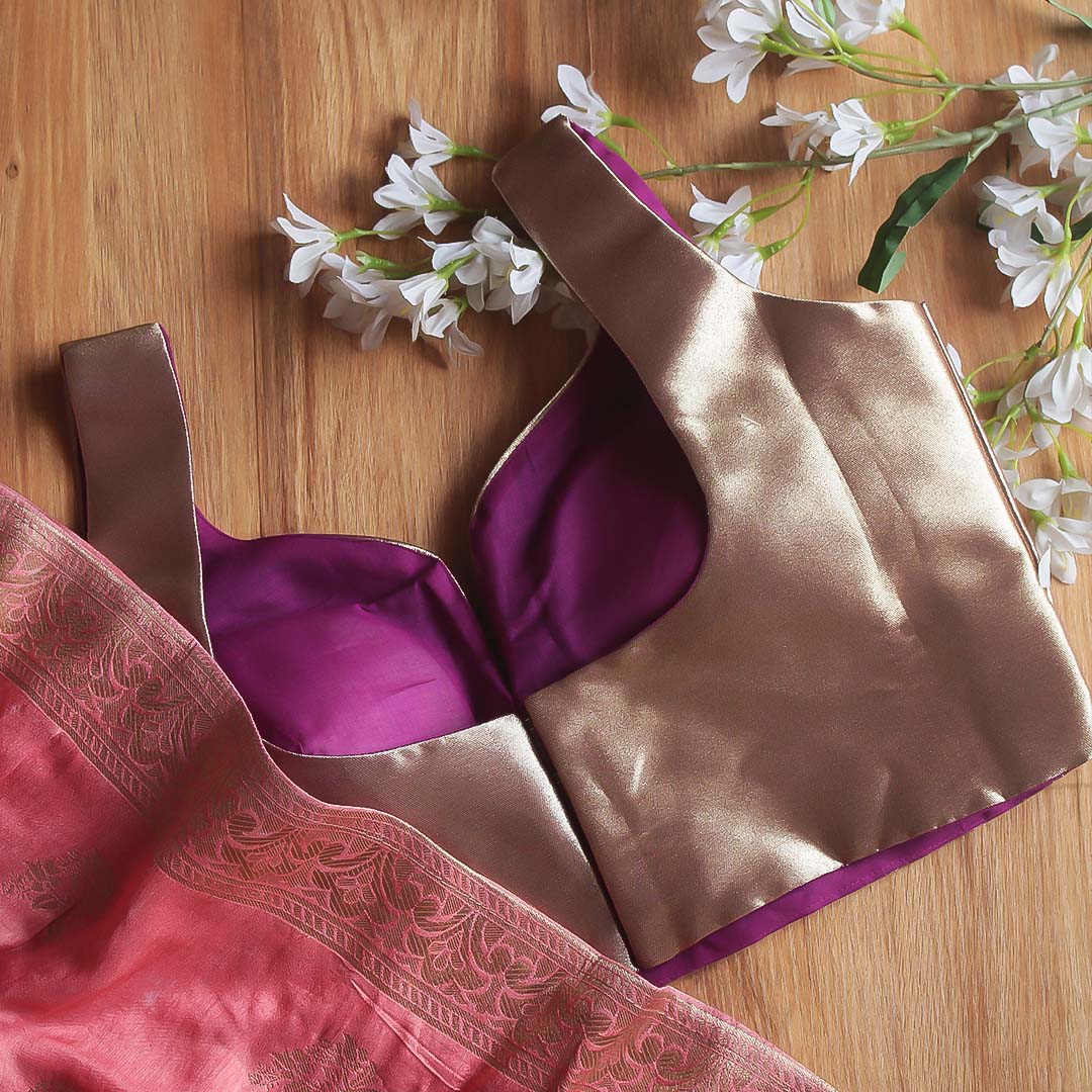 Golden Wine Sleeveless Blouse