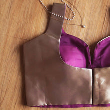 Golden Wine Sleeveless Blouse