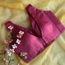 Dusty Pink V-Neck Blouse