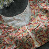 Multicolor Chikankari  work Blouse