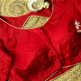 Red Dristi Gota Patti Blouse