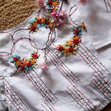 Sea Green Mia Embroidery Blouse
