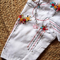 White Mia Embroidery Blouse