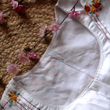 White Mia Embroidery Blouse