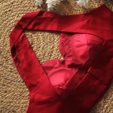 Red1 Halter Neck Blouse