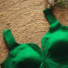 Green Aja Sleeveless  Blouse