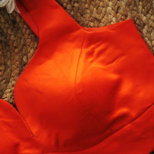 Orange Aja Sleeveless Blouse
