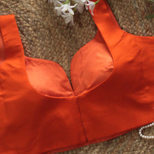 Orange Aja Sleeveless Blouse
