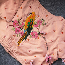 Peach Trisha Parrot Blouse