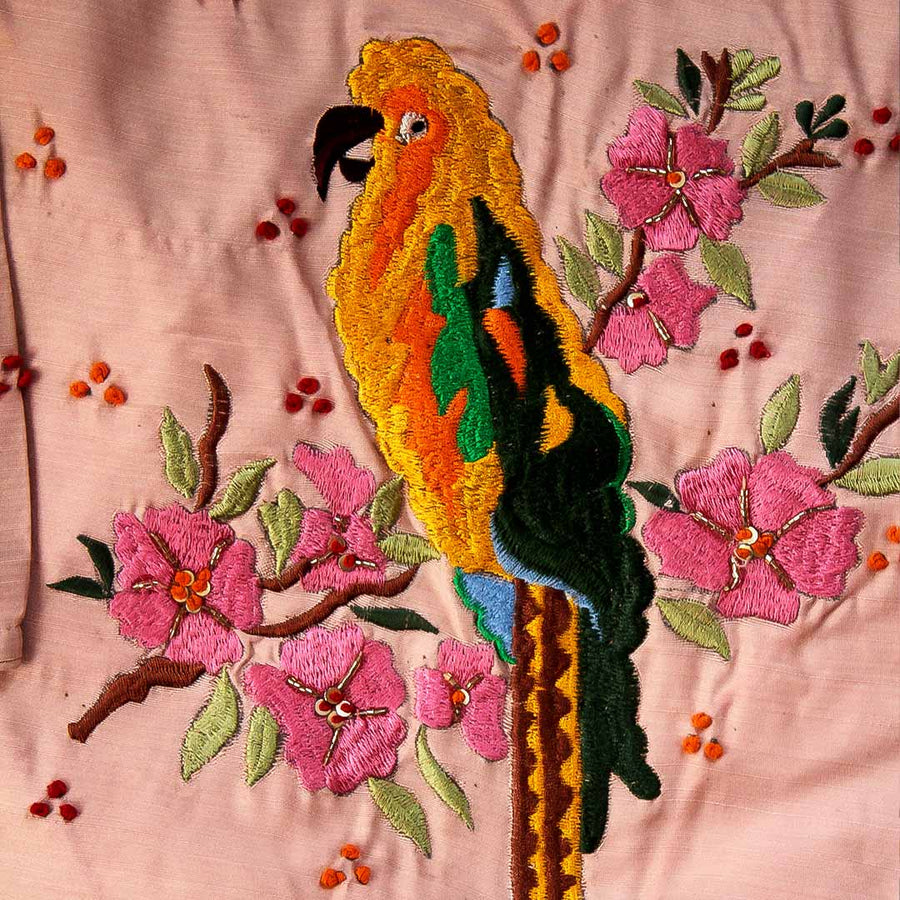 Peach Trisha Parrot Blouse