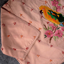 Peach Trisha Parrot Blouse