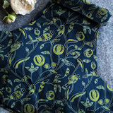 Blue Naksh Collar Neck Blouse