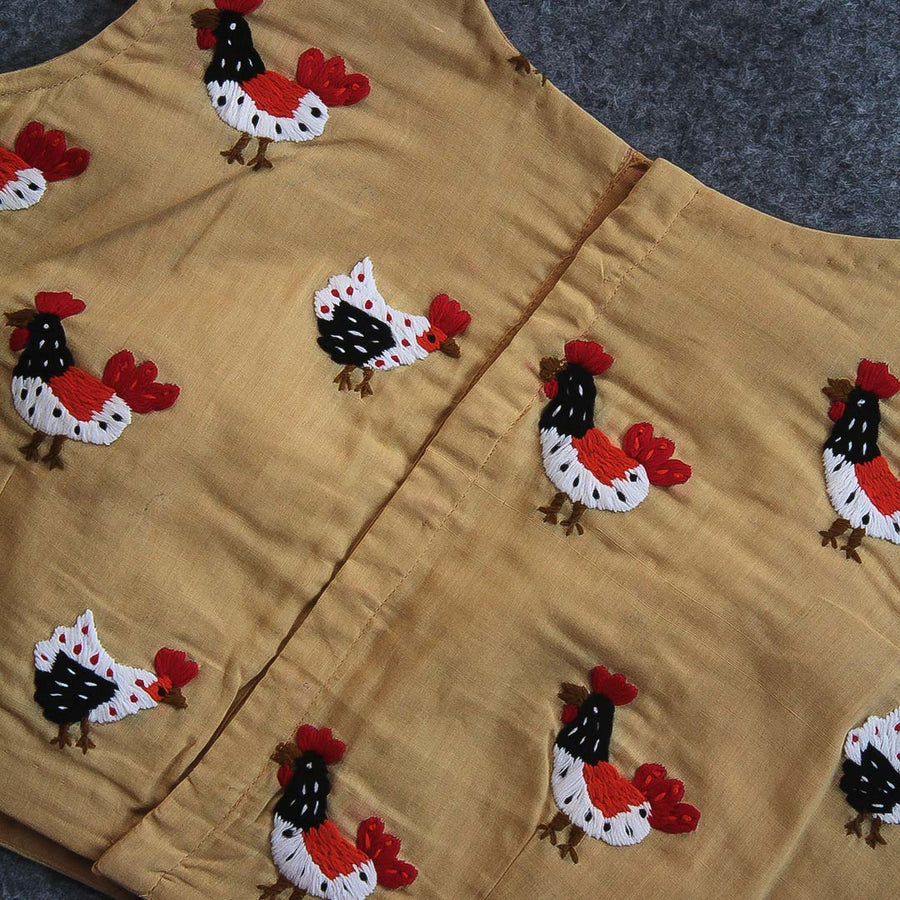 Beige Hen blouse