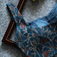 Blue Naksh Printed Sleeveless Blouse