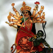 Durga Maa White Tissue Silk Blouse