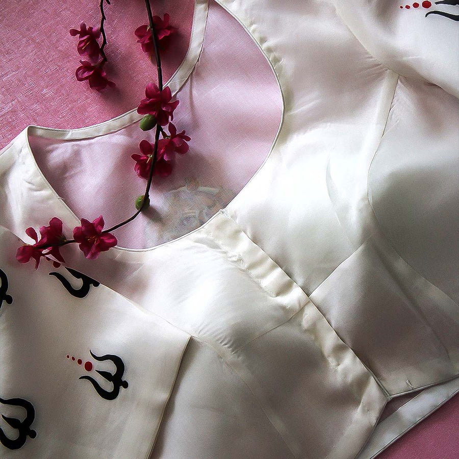 Durga Maa Tissue silk Blouse