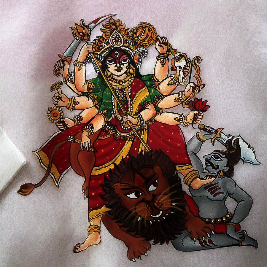 Durga Maa Tissue silk Blouse