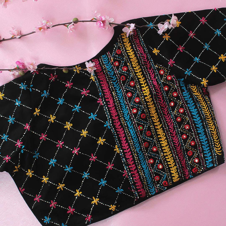 Black Ira Lambani  Blouse