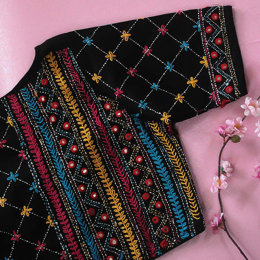 Black Ira Lambani  Blouse