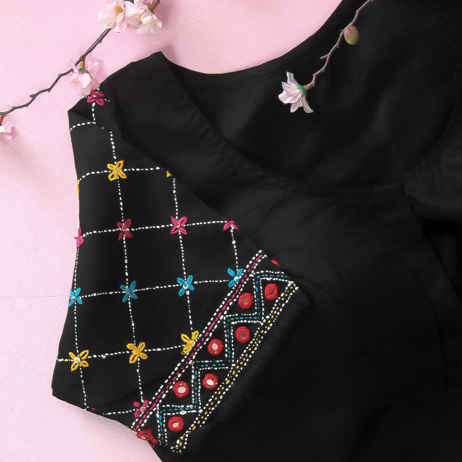 Black Ira Lambani  Blouse