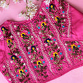 Pink Gul Embroidery Blouse