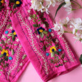 Pink Gul Embroidery Blouse
