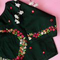Bottle Green Noora Blouse
