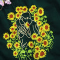 Green Oni Sunflower  Blouse