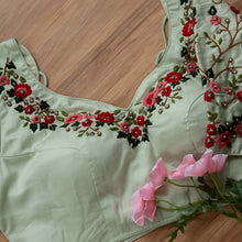 Seagreen Veda Nakashi  Blouse