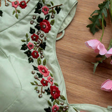 Seagreen Veda Nakashi  Blouse