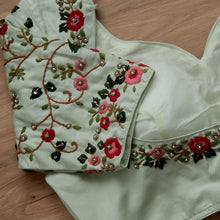 Seagreen Veda Nakashi  Blouse