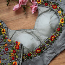 Grey Veda Nakashi  Blouse