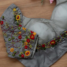 Grey Veda Nakashi  Blouse