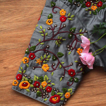 Grey Veda Nakashi  Blouse