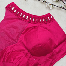 Ras Rani Pink Mirror Work 1 Blouse